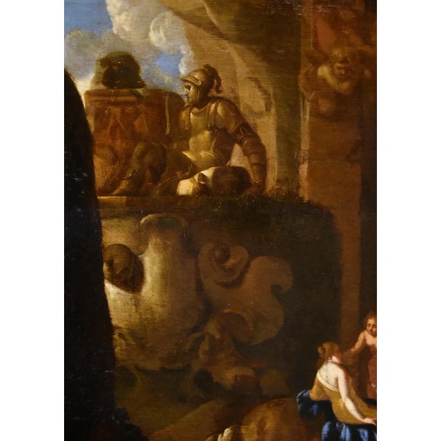 Jacques Muller, Diana and Nymphs, 1660, Oil on Panel, Framed For Sale - Image 6 of 15