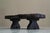 Sculptural Live Edge Coffee Table in Dark Stained Wood Europe 1960s, 1950s For Sale - Image 6 of 15