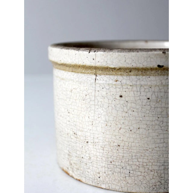 Antique MacComb Stoneware Crock For Sale - Image 6 of 11