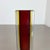 Glass Large Red Murano Glass Sommerso Cube Vase attributed to Flavio Poli, Italy, 1970s For Sale - Image 7 of 18
