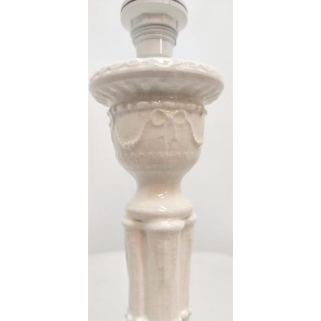 Ceramic Table Lamp from Royal Creamware, United Kingdom, 1970s For Sale - Image 10 of 15