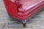 Monteverdi-Young Mid-Century Modern Tufted Ruby Red Leather Sofa, 1973 For Sale - Image 10 of 18