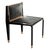 Metal "Costiera" Chair With Bronze Details and Tailor Made Woven Leather For Sale - Image 7 of 8