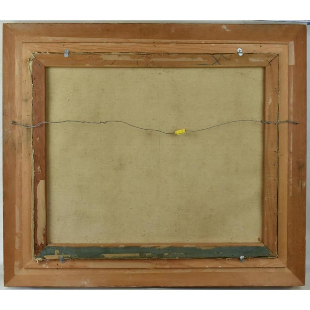 Wood Early 20th Century Original Oil Painting on Canvas by Artist, George Thompson Pritchard For Sale - Image 7 of 7