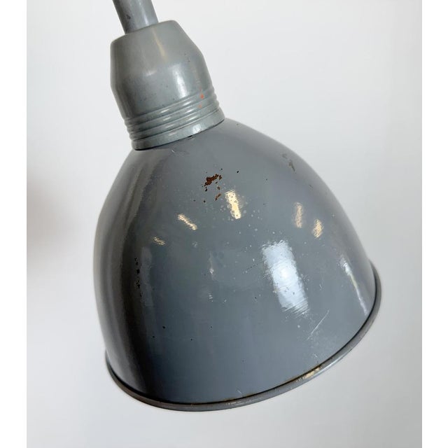 Vintage Industrial Gooseneck Scissor Wall Lamp from Elektroinstala, 1960s For Sale - Image 15 of 18