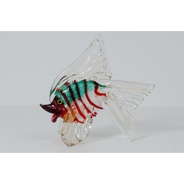 Murano Hand Blown Glass Fish Sculpture Chairish