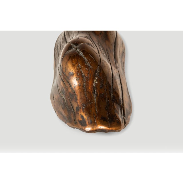 Bronze 1 of 1 Organic Modern Wall-Hanging "New Beginnings" Sculpture in Solid Bronze by Mark Leblanc for Leblanc Studios, Usa, C. 2020s For Sale - Image 8 of 15