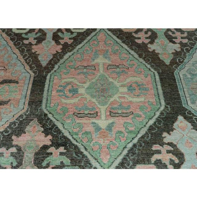 Turkish Oushak Rug 10'3" x 14'6" #20056 Explore a curated collection of hallway runners, wool rugs, and handmade...