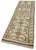 Boho Chic Bohemian Beige Runner Rug For Sale - Image 3 of 7