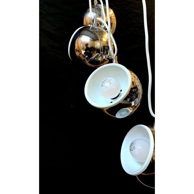 1970s Vintage Italian Chandelier from Reggiani, 1970s For Sale - Image 5 of 12