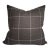 Bancroft Wool Pillow Cover in Brown, 22x22 Pillow For Sale