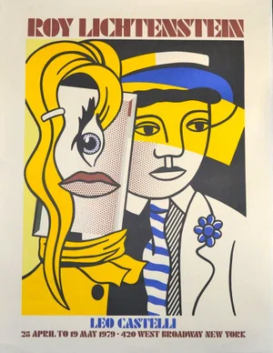 Leo Castelli Gallery Lichtenstein Exhibition Poster