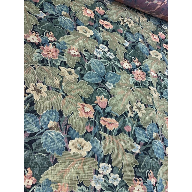 Large roll of tapestry fabric - the paper sticker says 55 yards. This was stored away with other fabric rolls for a long...