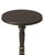 Spritely Home Accent Furniture Langford Indoor 10 in. W Round Metal Pedestal Base Side Table, Black Gold For Sale - Image 4 of 5