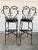 John Risley Style Wrought Iron Bar Stools For Sale In Los Angeles - Image 6 of 10