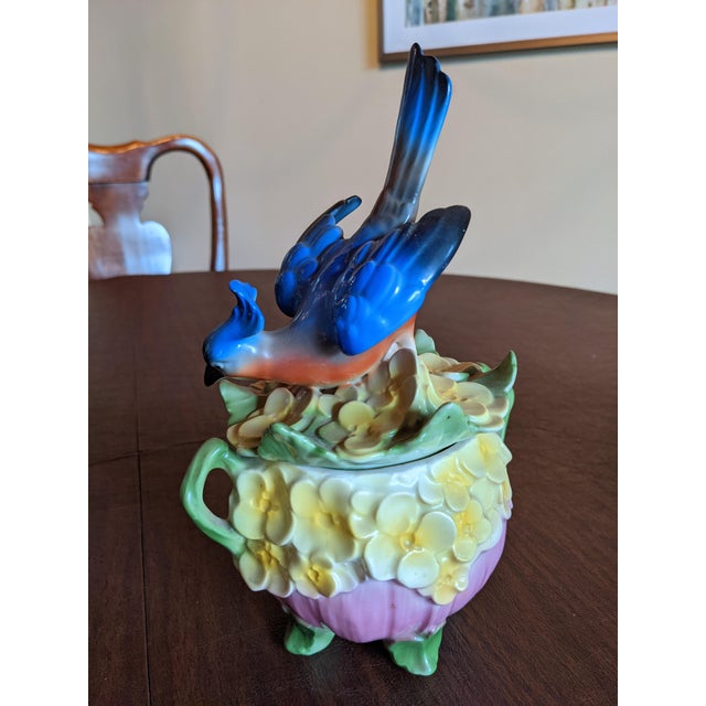 Art Deco Antique Bavarian Covered Dish For Sale - Image 3 of 13