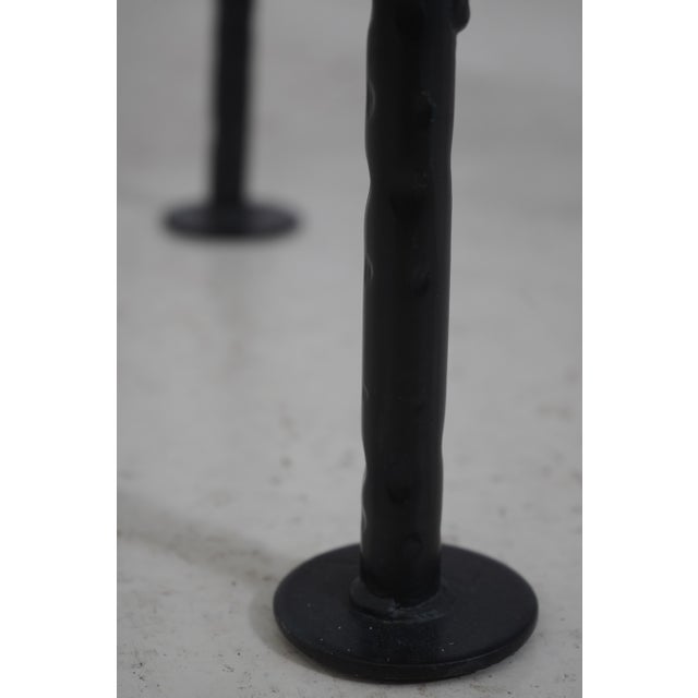 Pair of Winterthur Faux Bois Iron Chairs For Sale - Image 10 of 18