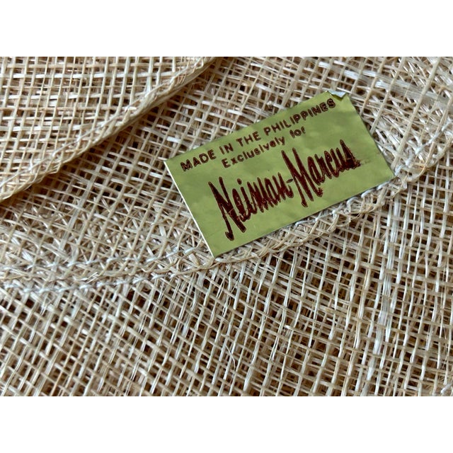 Vintage Filipino Woven Abaca Placemats, Set of 10, Made for Neiman Marcus For Sale In Los Angeles - Image 6 of 6