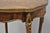 Antique French Louis XV Style Marquetry Inlay Bronze Ormolu Rosewood Side Table For Sale In Philadelphia - Image 6 of 16