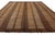 1950s Oversized Vintage Mauritanian Tuareg Mat in Rich Brown Stripes - Rug & Kilim For Sale - Image 5 of 7