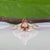 2020s 1.1Ct Imperial Topaz Ring With Natural Diamond Accents: Solid 14k Gold, 10x5mm, Size 6.75 For Sale - Image 5 of 9