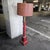 Traditional 1960s Oversized Red Tole Empire Style Table Lamp For Sale - Image 3 of 12