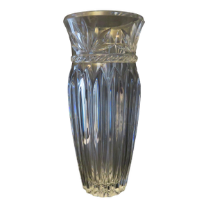 Jg Durand Cristal d'Arques Large 11" Romana Cut 24% Lead Crystal Vase France