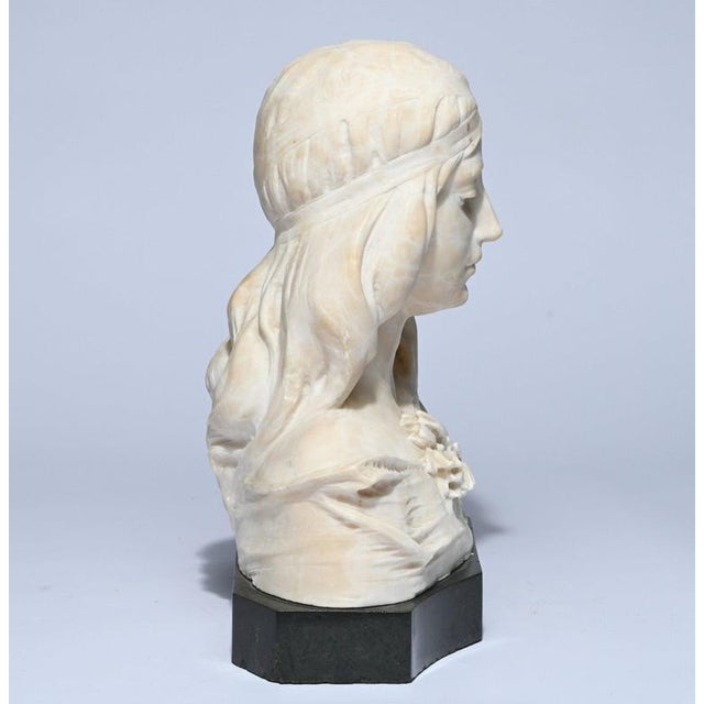 Remo Merlina, PAX White Sculpture, 19th Century, Marble For Sale - Image 4 of 9