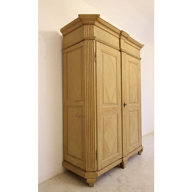 Neoclassical Painted Wardrobe, 1800 For Sale - Image 5 of 18