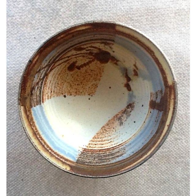 Late 20th Century Vintage Ceramic Signed Art Pottery Bowls - Set of 2 For Sale - Image 5 of 7