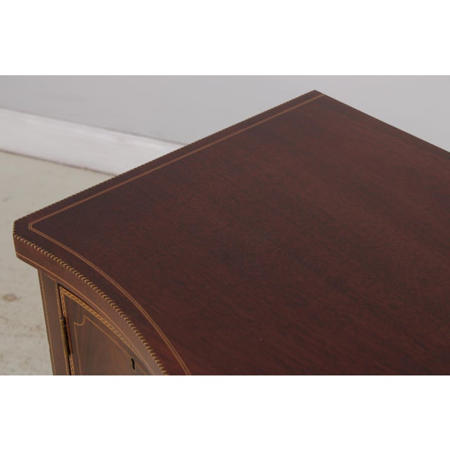 Kittinger Mahogany Federal Style Inlaid Server Sideboard Brandy Board For Sale - Image 12 of 17