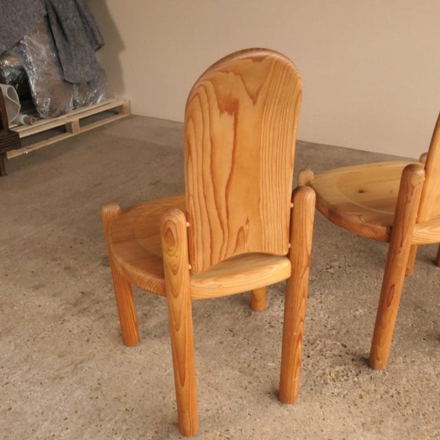 Vintage Dining Chairs in Pine For Sale - Image 12 of 17