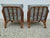 Vintage Rattan Armchairs with Quilted Seats, Set of 2 For Sale - Image 4 of 18