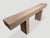 Andrianna Shamaris Teak Wood Log Console Table For Sale - Image 16 of 18