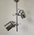1970s Mid-Century Ceiling Chrome Lamp from Lidokov, 1970s For Sale - Image 5 of 11