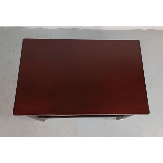 Fully Restored Rungstedlund Mahogany Multifunctional Serving Table by Ole Wanscher for Poul Jeppesens Møbelfabrik, 1960s For Sale - Image 6 of 11