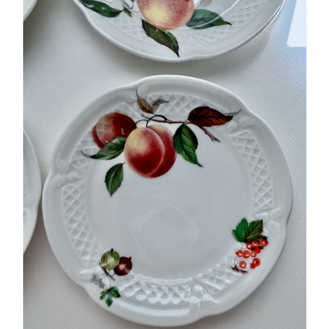 Ceramic 1990s Louis Lourioux, Berry Haute Porcelaine Plates - Set of 6 For Sale - Image 7 of 18