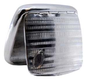 Snuff Box in Guilloche Silver