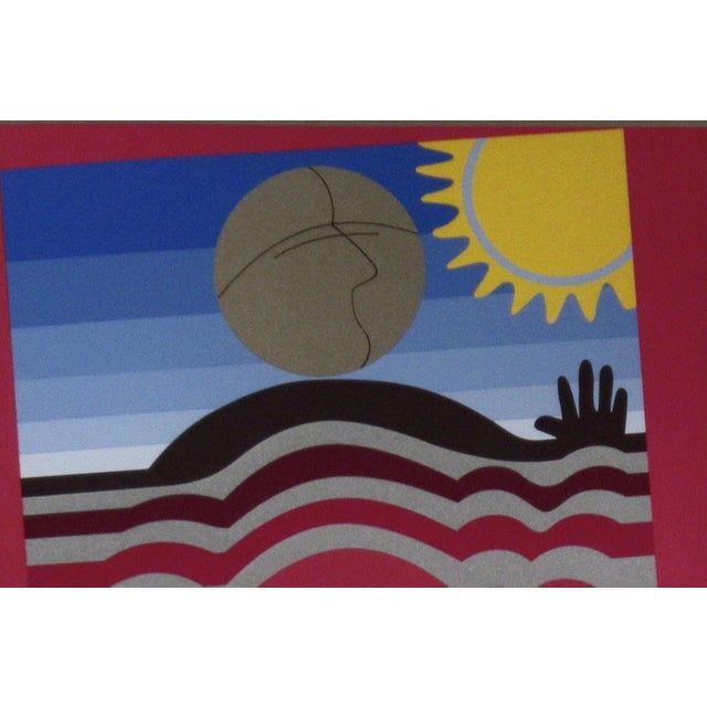 1980s Victor Vasarely Untitled C. 1980 Reproduction Print For Sale - Image 5 of 8