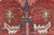 Burgundy Persian Heriz Rug For Sale - Image 8 of 8
