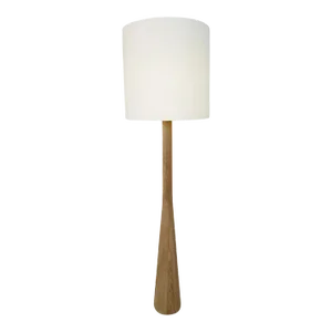 Modern Raw Oak Floor Lamp