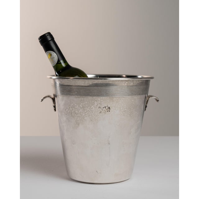 Silver Mid 20th Century France Silver Ice Bucket For Sale - Image 8 of 15