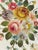 Beautiful antique American tole tray with Handpainted Floweers on white background.