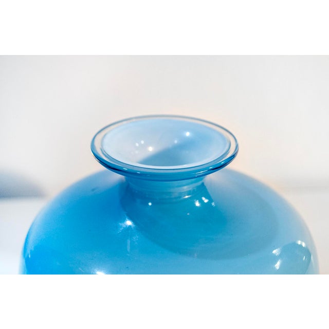 Murano Glass Vase from Venini, 1983 For Sale - Image 3 of 5