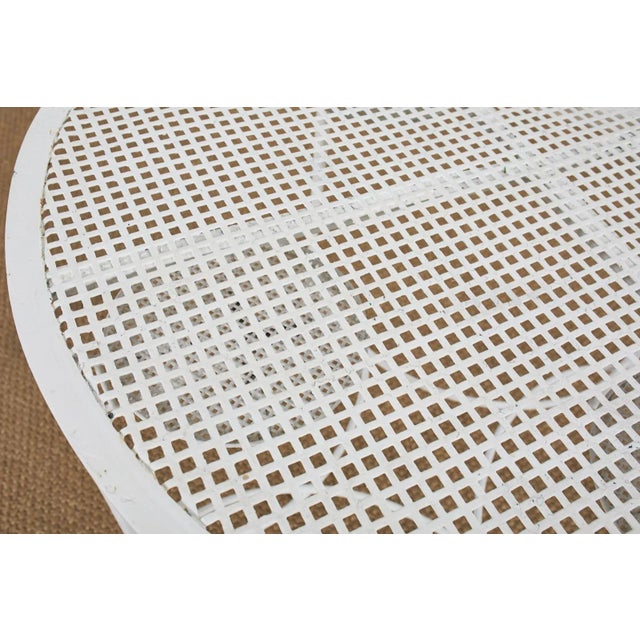 Metal Mario Papperzini for Salterini Garden Dining Table With Drink Holders, Attributed For Sale - Image 7 of 13