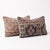 Mid-Century Modern Pink Anatolian Rug Pillow Cover 12'' X 20'' - Set of Two For Sale - Image 3 of 4