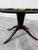 Onyx and Wood Pedestal Table, 1970s For Sale - Image 4 of 8
