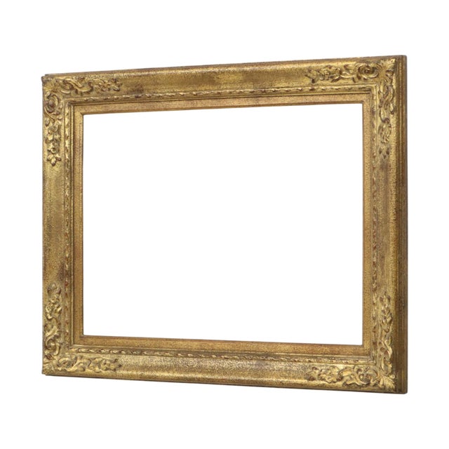 Baroque Gold-Colored Pine Wood Frame For Sale - Image 4 of 18