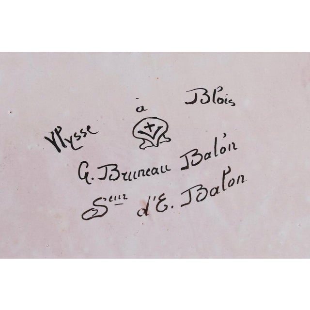 Renaissance Style Ulysse à Blois Dish in Earthenware, France, 19th Century For Sale - Image 11 of 12