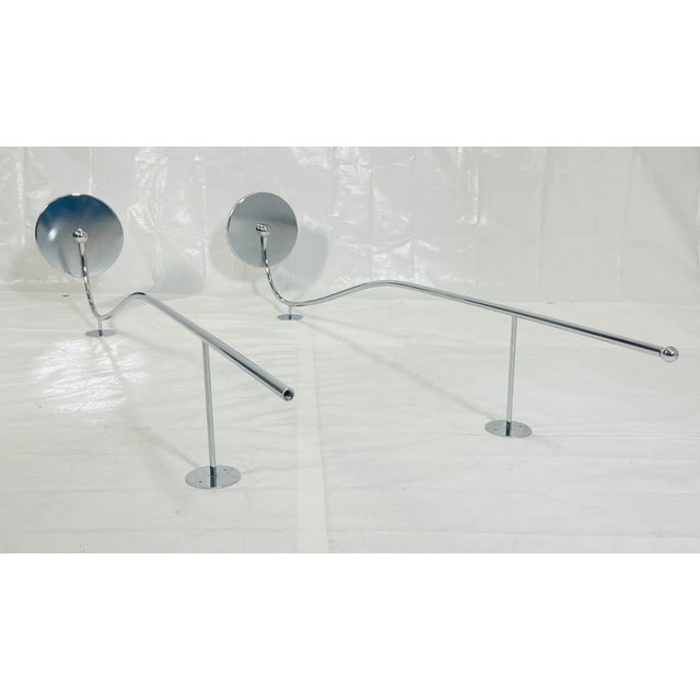 2020s Pair of “Ionico” Chrome Wall Shelves by Vg New Trend, Italy For Sale - Image 5 of 18